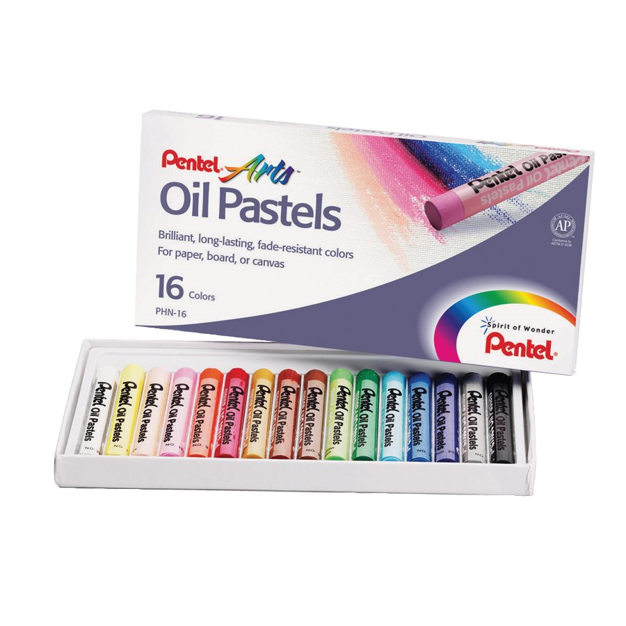 Ensemble de pastel à l'huile — boîte de 16