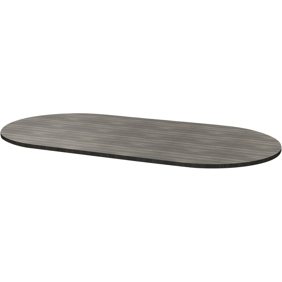 Table ovale extensible — gris poussiere